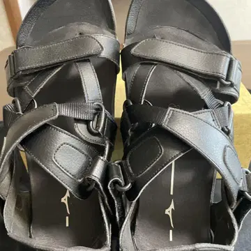 Mizuno 스포츠 샌들 블랙 25.5cm