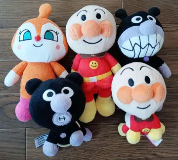 호빵맨 봉제 인형 5종 세트