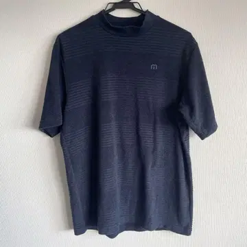 TRAVISMATHEW 네이비 L 사이즈 파일 모크넥 셔츠