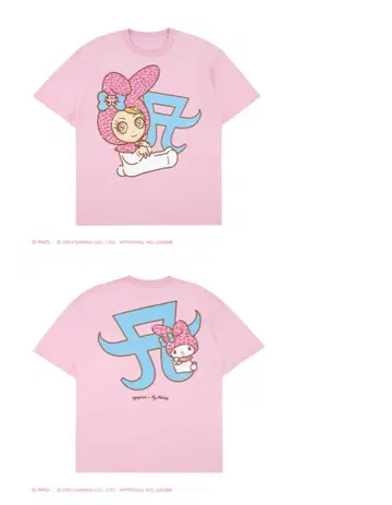 하마사키 아유미 ayupan 마이멜로디 티셔츠 핑크 2XL