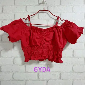GYDA Symmetry GYDA 참 오프숄더 블라우스 RED