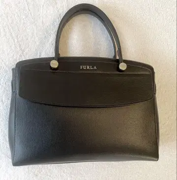 FURLA 블랙 비즈니스 백 다크 네이비 네이비 훌라 핸드백
