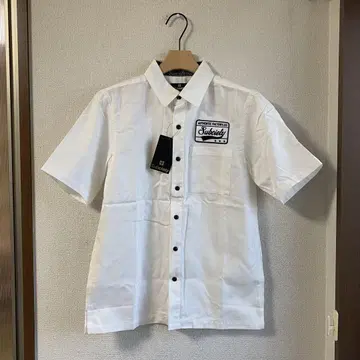 새상품 Subciety EMBLEM SHIRT S/S 화이트 S