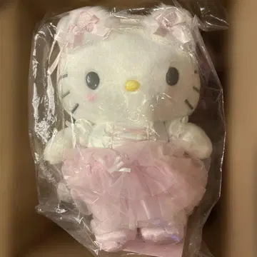 산리오 화이트 고양이 발레리나 디자인 시리즈 봉제 인형 헬로키티