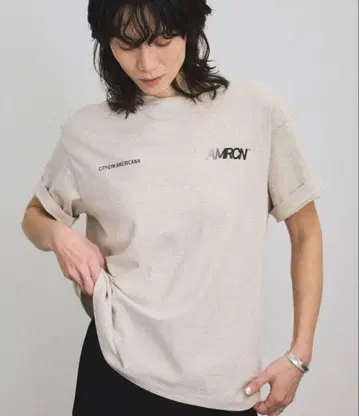 아메리카나 라피 마루도 프린트 티셔츠