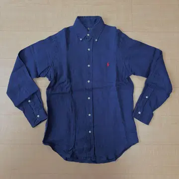 Ralph Lauren 네이비 버튼 다운 셔츠 XS