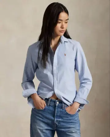 Polo Ralph Lauren 슬림 핏 옥스퍼드 셔츠 미사용