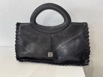 ANNA SUI 안나수이 가죽 백 핸드백 블랙