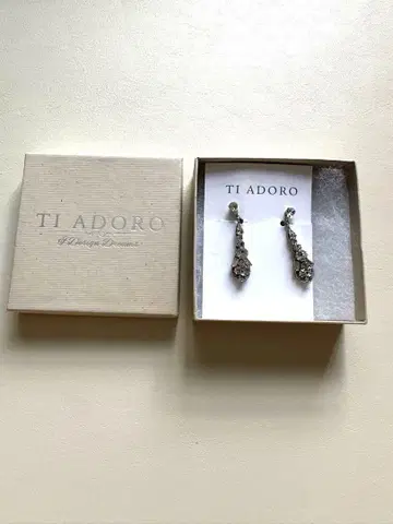 TI ADORO 크리스탈 귀찌 브라이덜 액세서리 웨딩