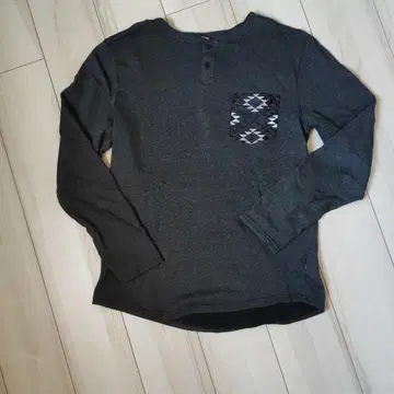 Volcom 그레이 긴팔 티셔츠 M