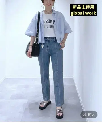 글로벌 워크 관리가 쉬운 프렌치 린넨 크롭 셔츠