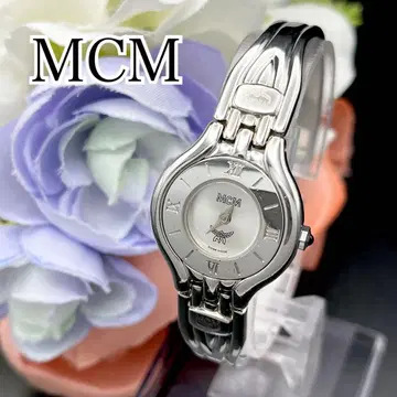 작동 손목시계 MCM 엠씨엠 새상품 배터리 실버 여성용 G47
