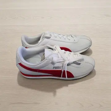 미사용 PUMA 푸마 츄린 2 스니커즈 화이트 레드 27cm