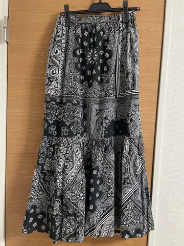 프레임워크 반다나 프린트 스커트