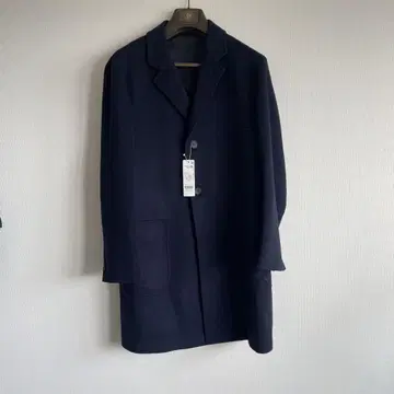 Maker's Shirt 네이비 체스터 코트 XL