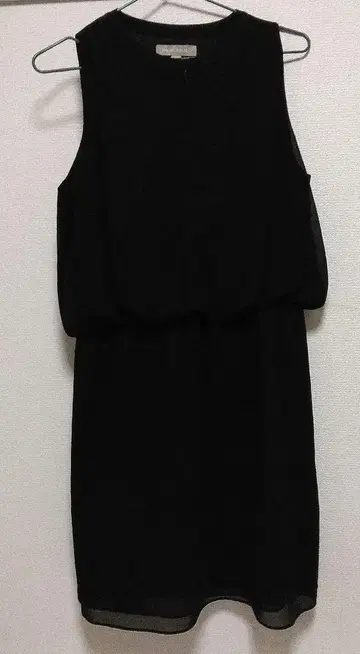 블랙 오간자 원피스