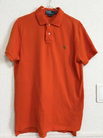 폴로 바이 랄프 로렌 골프웨어 오렌지 피케 셔츠 M