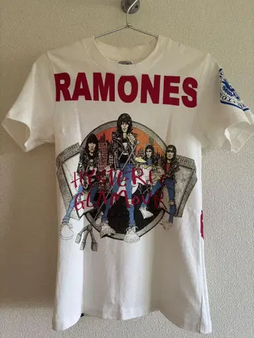 HYSTERIC RAMONES 티셔츠 화이트