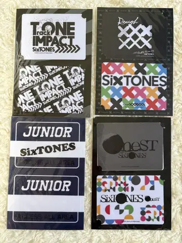 SixTONES 투어 스티커 Jr. 채널 4종 세트