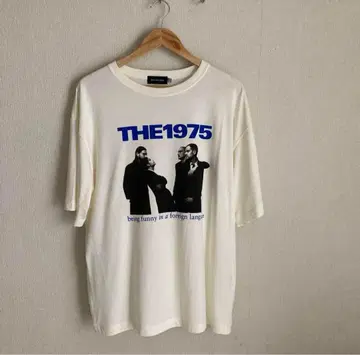 THE 1975 빈티지풍/락밴드 사진 티셔츠 레트로
