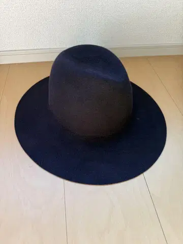 키지마 타카유키 네이비 울 펠트 햇