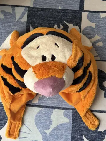 티거 봉제 인형 모자