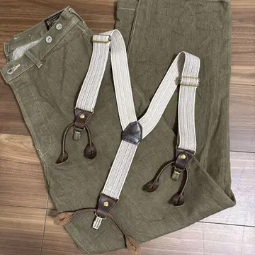 ORGUEIL 사이즈 32 Green Denim Work Pants