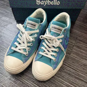 CONVERSE 스케이트보딩 터콰이즈 sayhello 콜라보