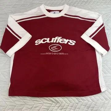 scuffers EFFORTLESS BURGUNDY T-SHIRT XS