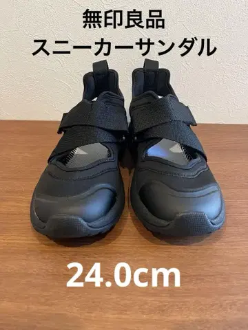 무인양품 스니커즈 샌들 블랙 24cm
