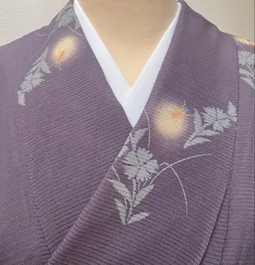 여름 기모노 순수 실크 명주 반딧불이 무늬 도비코몬 일본 의류 새상품급