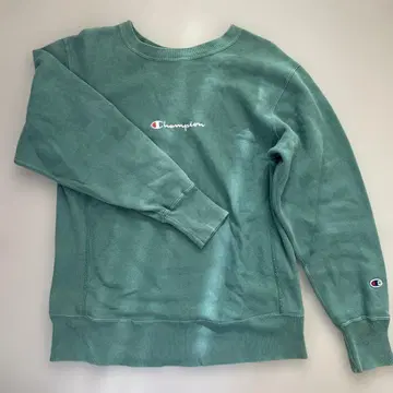 Champion Reverse Weave 트레이닝복 L 그린 구제 의류