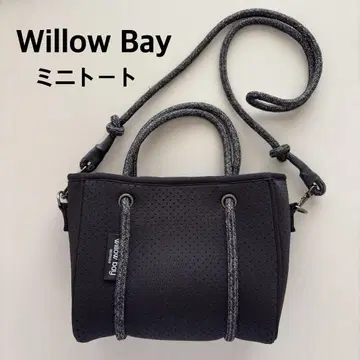 Willow Bay 윌로우 베이 미니 토트백 마이크로 백 블랙