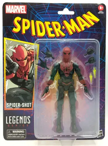 HASBRO (VINTAGE RETRO) 스파이더맨 스파이더 샷 6인치
