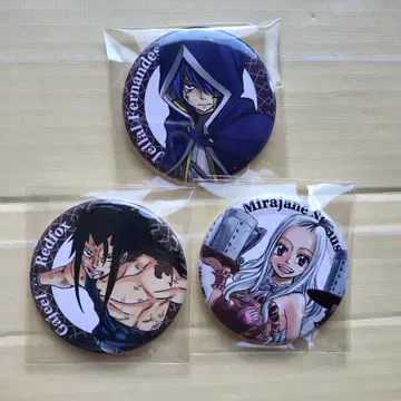 페어리 테일 FAIRYTAIL 판화전 캔뱃지 미라 가질 젤라