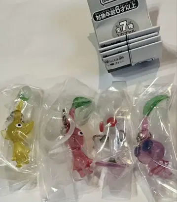 피크민 메지루시 액세서리 노랑 빨흰 깃털 피크민