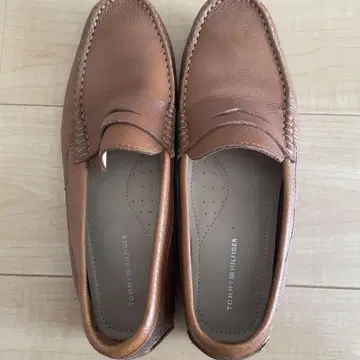 타미힐피거 브라운 모카신