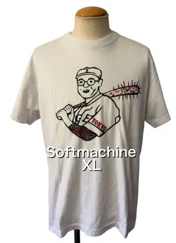 softmachine RWCHE 콜라보 티셔츠 XL 화이트 xpv