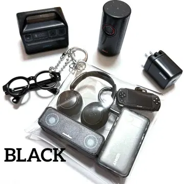 가챠 파우치 성인 블랙 검정 anker 게임 가챠 프레스