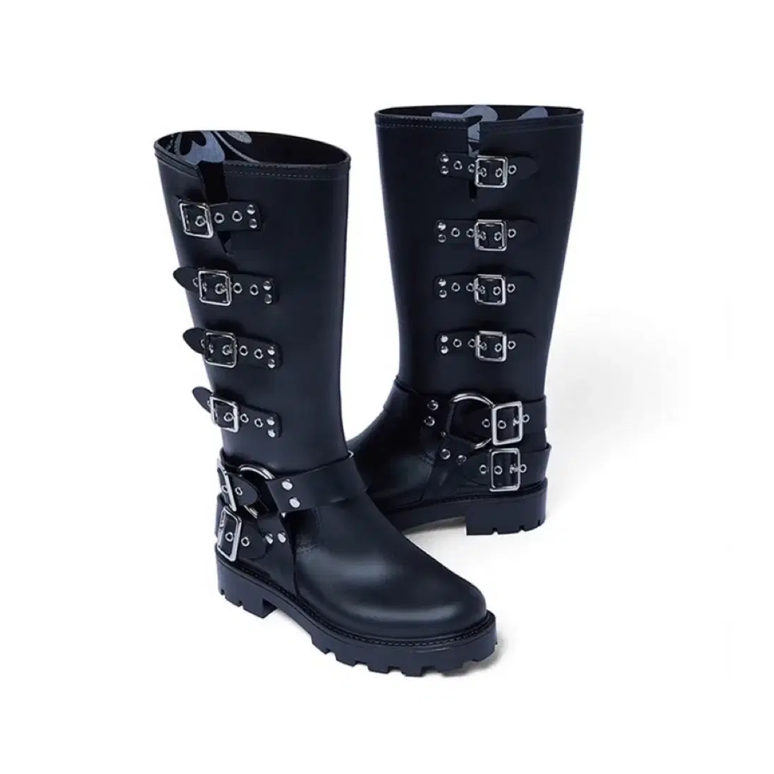 Mardi WILD RAIN BOOTS LONG_BLACK on Bunjang Global Site.