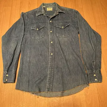 70s DEE CEE 데님 웨스턴 셔츠