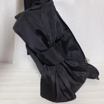 OUTDOOR PRODUCTS 별주 리본 허리 가방 블랙 웨스트 파우치