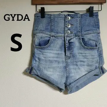 최종 가격 인하 GYDA H/W 버튼 백 레이스업 하이웨스트 숏 팬츠