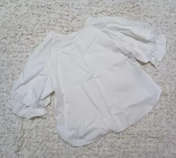 내추럴 꾸뛰르 프릴 소매 블라우스