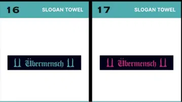 SLOGAN TOWEL 슬로건 타월