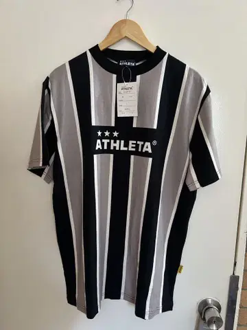 ATHLETA 스트라이프 코튼 티셔츠 L 사이즈