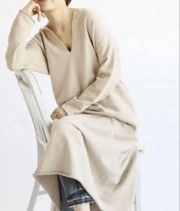 R JUBILEE IENA 별주 19ss 맨투맨 원피스 네프 가공