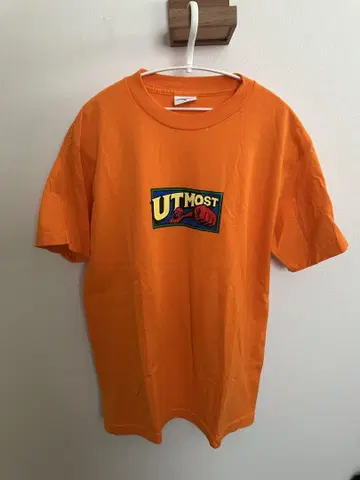 UTMOST 오렌지 티셔츠 M 사이즈