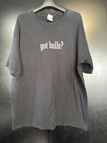 초레어 got balls ? 티셔츠 빈티지 블랙 사이즈 L