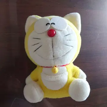 도라에몽 레어 봉제 인형 노랑 옐로우 컬러 미사용 새상품